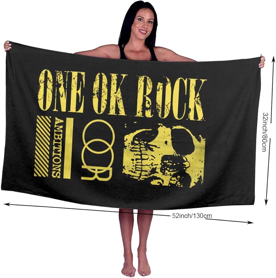 Amazon.co.jp: ワンオク ロック One Ok Rock バスタオルタオル ソフト